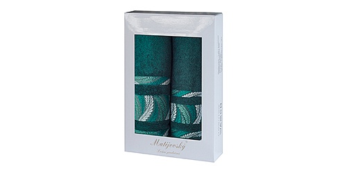 Darčekové balenie uterákov Tana Green smaragdová tmavá 2 ks