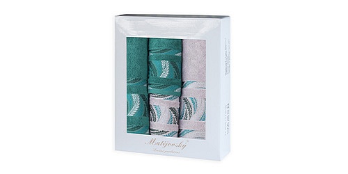 Darčekové balenie uterákov Tana Green svetlá 4 ks