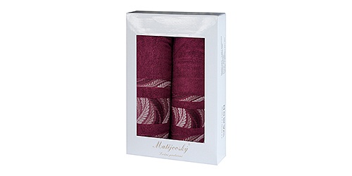 Darčekové balenie uterákov Tana Violet fialová 2 ks