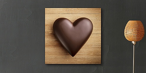 Obraz Čokoládové srdce
