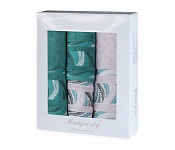 Darčekové balenie uterákov Tana Green svetlá 4 ks