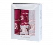 Darčekové balenie uterákov Tana Violet fialová 4 ks
