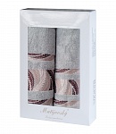 Darčekové balenie uterákov Tana Violet šedá 2 ks